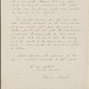 Letter from Edward Everett to Dolley Madison