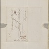 Letter from John Frazee to Dolley Madison