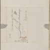 Letter from John Frazee to Dolley Madison