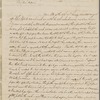 Letter from George Tucker to Dolley Madison