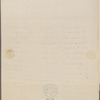 Letter from James Barbour to Dolley Madison