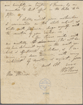 Letter from William Cabell Rives to Dolley Madison