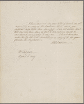 Letter from Dolley Madison to Lewis Tappan and a reply from Lewis Tappan to Dolley Madison