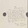 Letter from Dolley Madison to Lewis Tappan and a reply from Lewis Tappan to Dolley Madison