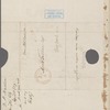 Letter from Dolley Madison to Lewis Tappan and a reply from Lewis Tappan to Dolley Madison