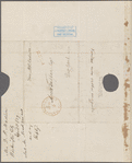 Letter from Dolley Madison to Lewis Tappan and a reply from Lewis Tappan to Dolley Madison