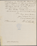 Letter from William C. Preston to Dolley Madison