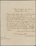 Transcript of General Orders signed by Edward Hand