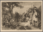 John Wesley preaching to the Indians