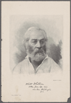 Walt Whitman taken from life 1863 war time Washington D.C [signature]