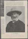 Walt Whitman. Made by Brady, by the earlier method