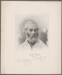 Walt Whitman taken from life 1863 war time Washington--D.C. to Horace L. Trumbel from his friend W.W. June 1888