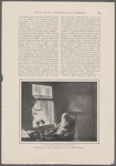 Portrait of Walt Whitman in his Camden home. From a photograph owned by Mrs. Talcott Williams