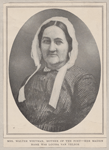 Mrs. Walter Whitman, mother of the poet--her maiden name was Louisa Van Velsor.