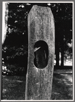 Wooden fence post
