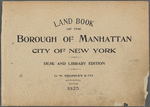 Land Book of the Borough of Manhattan, City of New York [Title Page]