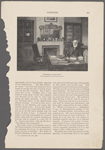 Whittier in his study. After a photograph by J.H. Thurston, Boston