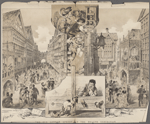 The old London Street at the Health Exhibition. Whittington's house. Pye corner