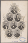 Jno. M. Niles. Chas. A. Wickcliffe. N.K. Hall. Jas. Campbell. Saml. D. Hubbard. Cave Johnson. Francis Granger. Jacob Collamer. 