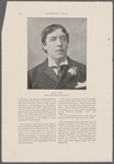 Oscar Wilde. From a photograph by Ellis, London.