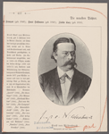 Ernst von Wildenbruch [signature]. Ernst von Wildenbruch. Photographie aus dem Jahre 1885.