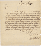 Letter to unknown correspondent