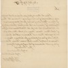 Letter to unknown correspondent
