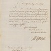 Letter to the Governor of North Carolina