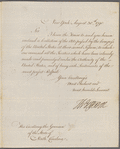 Letter to the Governor of North Carolina