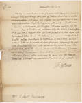 Letter to Robert Purviance