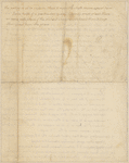 Letter to unknown correspondent
