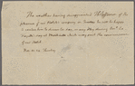 Letter to Frederick Winslow Hatch