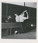 Antony Tudor demonstrating a position to Hugh Laing and Nora Kaye