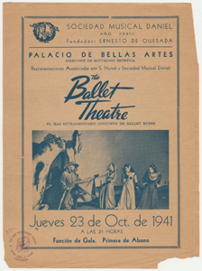 Jerome Robbins Dance Division program files