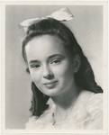 Publicity portrait of Ann Blyth in costume for the stage production Watch on the Rhine