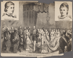 The double royal marriage at Berlin. The "Fackeltanz," or torchlight procession in the White Hall of the royal palace. Princess Charlotte of Germany. Born July 24, 1860, married Feb. 18, 1878. Princess Elizabeth Anne of Prussia. Born Sept. 14, 1835. Married Feb. 18, 1878