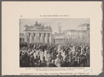 "Heil Dir im Siegerfranz." Einzug in Berlin am 16. Juni 1871. Gemälde von W. Camphausen. (Mit Genehmigung der Photographischen Gesellschaft in Berlin.)