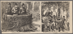 The Emperor of Germany at an imperial boar hunt. The arrest of Hoedel after his attempt to assissinate the emperor of Germany