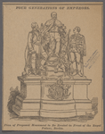 Plan of proposed monument to be erected in front of the Royal Palace, Berlin