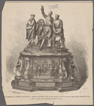 The emperor of Germany dictating a dispatch on the night of the Battle at Rezonville in the Franco-Prussian War. A group in silver lately presented to Emperor William