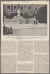 Die Enthüllung des Denkmals Kaiser Wilhelms I. in Bonn am 16. Ocktober: Kaiser Wilhelm II. mit Gefolge vor dem denkmal