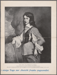 Van Dyck, Prinz Wilhelm II. von Oranien. Buchdruck-Reproduction eines Kupferdruck-Kunstblattes aus: Mesiterwerke del Malerei...
