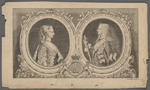 Ann Princess of Orange and Nassau &c. William Prince of Orange and Nassau, stadtholder of the Seven United Provinces &c. [Surrounding coat of arms:] Ho soit qui mal y pense