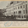 Row of remodeled brownstone houses on East 63d Street, New York
