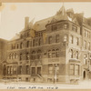 Mansion; townhouses; Boulevard type lamp; Fifth Avenue twin lamp