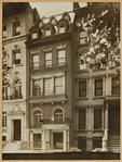 Townhouses with original entrances, stairs
