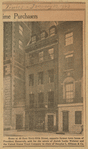Home at 48 East Sixty-fifth Street, opposite former town house of President Roosevelt, sold for the estate of Josiah Locke Webster and the United States Trust Company to client of Douglas L. Elliman & Co. 
