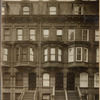 Brownstone row, Queen Anne style
