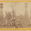 Cannstatter Volksfest with fruit decorated column