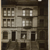 Row houses; boulevard lamp